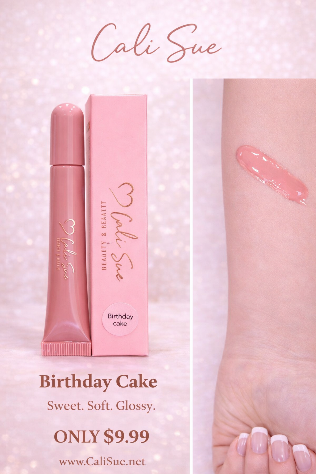Cali Sue Signature Lip Peptide- Birthday Cake